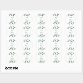 Sticker Mariage Eucalyptus Vert (Feuille)