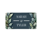 Sticker mariage EUCALYPTUS WREATH (Devant)