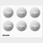 Sticker Mariage Faux Argent (Feuille)