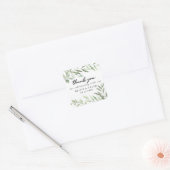 Sticker Mariage Feuille de verdure simple (Enveloppe)