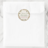 Sticker Mariage floral Ginkgo (Sac)
