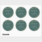 Sticker Mariage floral romantique | Emerald (Feuille)
