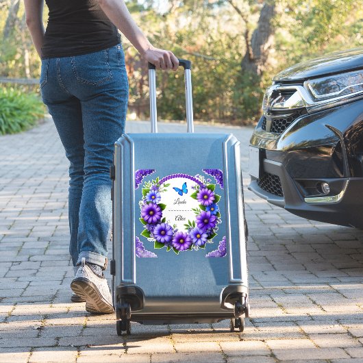 Sticker Mariage Floral Wreath (Valise Insitu)