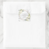 Sticker Mariage géométrique en marbre de cuivre (Sac)