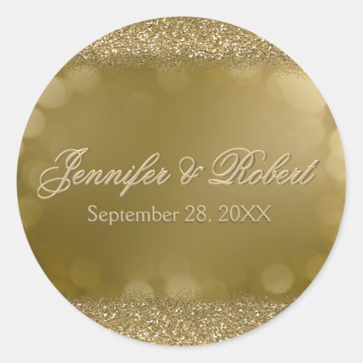 Sticker mariage Gold (Devant)