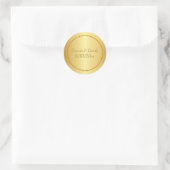 Sticker Mariage Gold Faux (Sac)