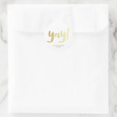 Sticker Mariage Gold Yay Glam (Sac)