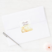 Sticker Mariage Golden Floral Bride and Groom (Enveloppe)