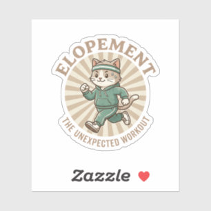 Sticker Mariage Impromptu Autisme Chat Humour Séance de Sp