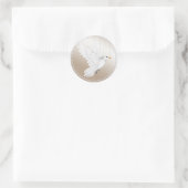 Sticker Mariage ivoire Satin Pearl et Dove (Sac)