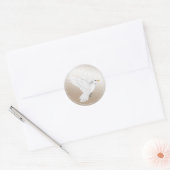 Sticker Mariage ivoire Satin Pearl et Dove (Enveloppe)