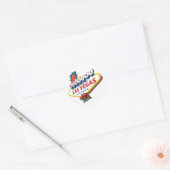 Sticker Mariage Las Vegas Red Roses (Enveloppe)