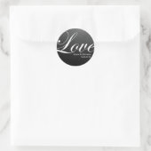 Sticker Mariage LOVE inspiré du tableau de bord (Sac)