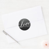 Sticker Mariage LOVE inspiré du tableau de bord (Enveloppe)
