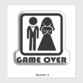 Sticker Mariage mariage - Jeu sur (Feuille)