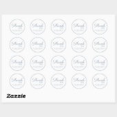 sticker mariage merci. (Feuille)