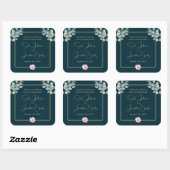 Sticker Mariage Merci Floral Eucalyptus (Feuille)