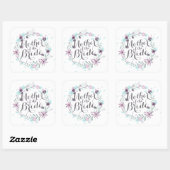 Sticker Mariage Mère de la mariée Watercolor (Feuille)