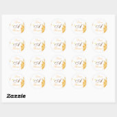 Sticker mariage Monogramme (Feuille)