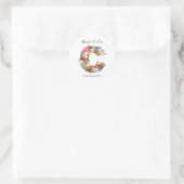 Sticker Mariage Monogramme C (Sac)