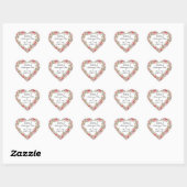 Sticker mariage musulman rose moderne (Feuille)