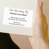 Sticker Mariage noir et blanc