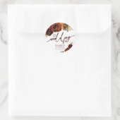 Sticker Mariage Pampas Fleurs Rustiques (Sac)