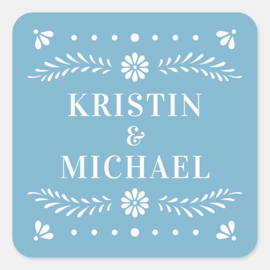 Sticker Mariage Papel Picado (Devant)