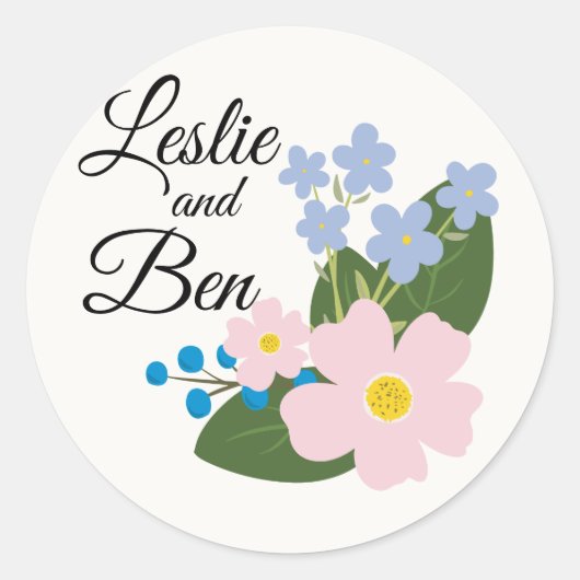 Sticker Mariage personnalisable (Devant)