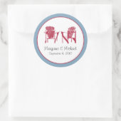 Sticker mariage - Personnalisé (Sac)