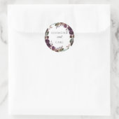 Sticker Mariage personnalisé Butterum & Plum 1 (Sac)