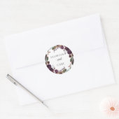 Sticker Mariage personnalisé Butterum & Plum 1 (Enveloppe)