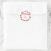 Sticker Mariage personnalisé Garden Love Wreath (Sac)