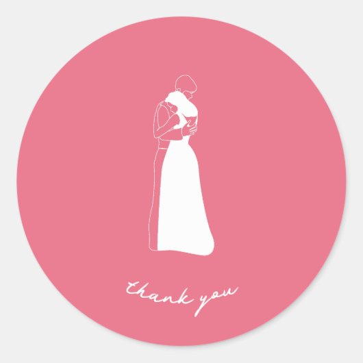 STICKER Mariage PINK HANTE (Devant)