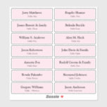 Sticker Mariage Place Card Nom de l'invité Numéro de table<br><div class="desc">Facile à personnaliser,  les noms et les numéros de table / les numéros de table et les noms des cartes de mariage individuel.</div>
