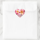 Sticker Mariage Plumeria rose (Sac)