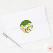 Sticker Mariage pour les marguerites blanches et l (Enveloppe)