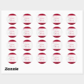 Sticker Mariage Red Roses Galore (Feuille)