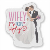 Sticker Mariage romantique Couple (Devant)