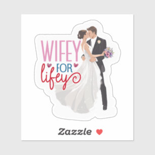 Sticker Mariage romantique Couple