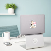 Sticker Mariage romantique Couple (Ordinateur portable sur le bureau)