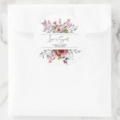 Sticker Mariage rose flou (Sac)