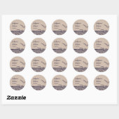 Sticker Mariage Rustic Beach Ocean Waves (Feuille)