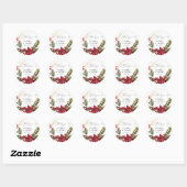 Sticker Mariage Rustique Pine Poinsettia (Feuille)