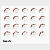Sticker Mariage Rustique Pine Poinsettia (Feuille)