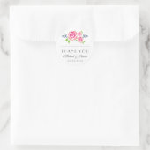 Sticker Mariage Rustique Rose Roses (Sac)