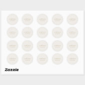 Sticker Mariage simple et blanc avec amour (Feuille)