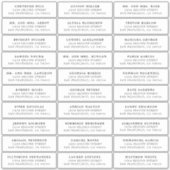 Sticker Mariage simple noir et blanc élégant (Devant)