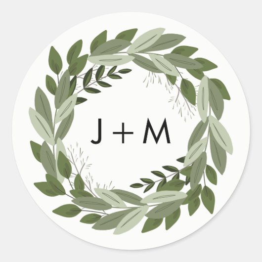 Sticker mariage Sprigs (Devant)
