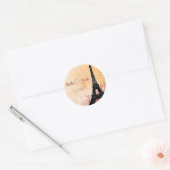 Sticker Mariage Tour Eiffel (Enveloppe)